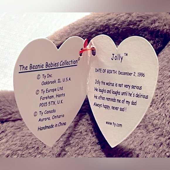 1996 TY Beanie Baby Jolly the Walrus #4082 Retired - Picture 10 of 12